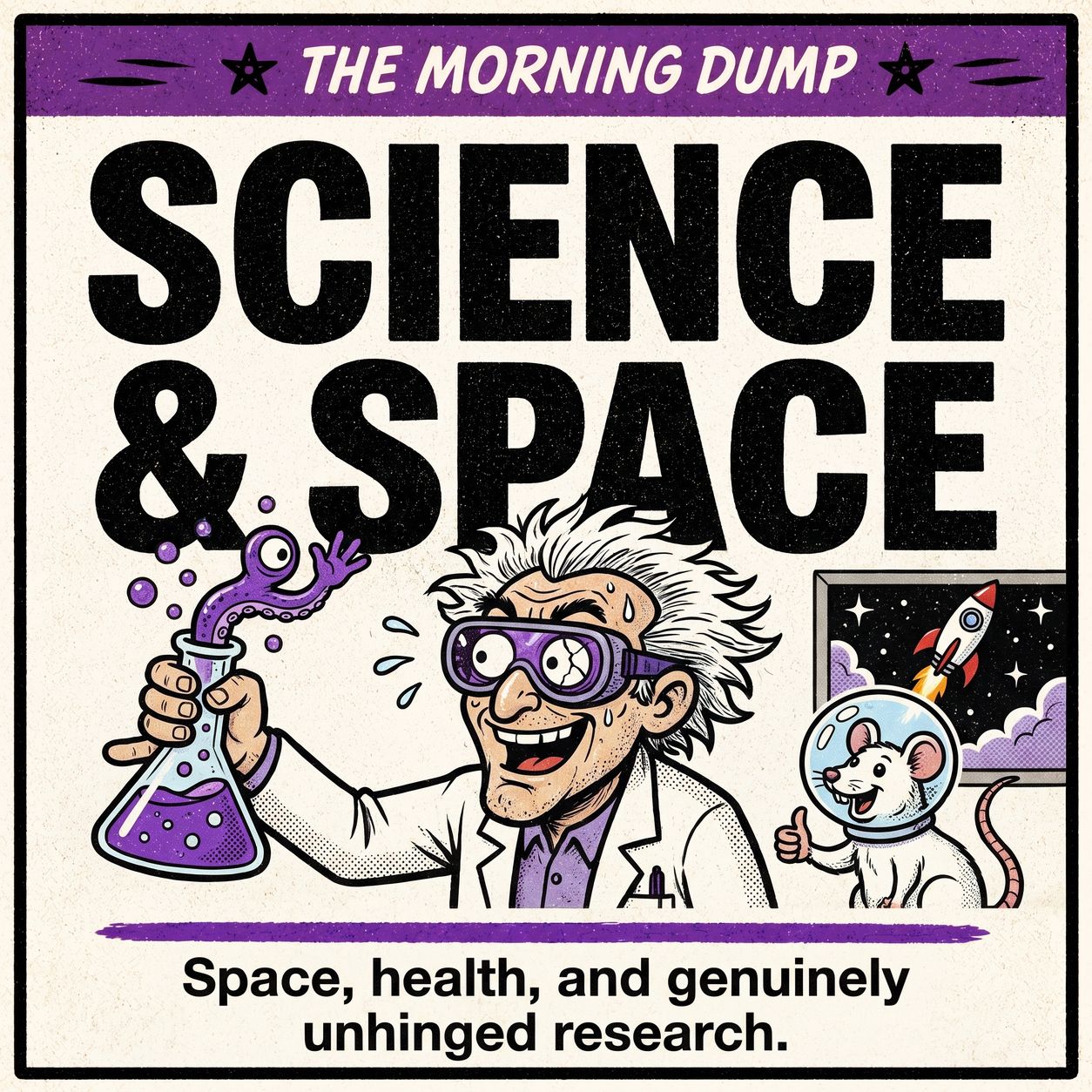 Science & Space: Science, health, space, and genuinely unhinged research.